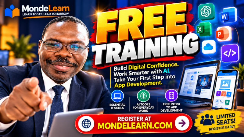 Build Digital Confidence. Work Smarter with AI. Take Your First Step into App Development